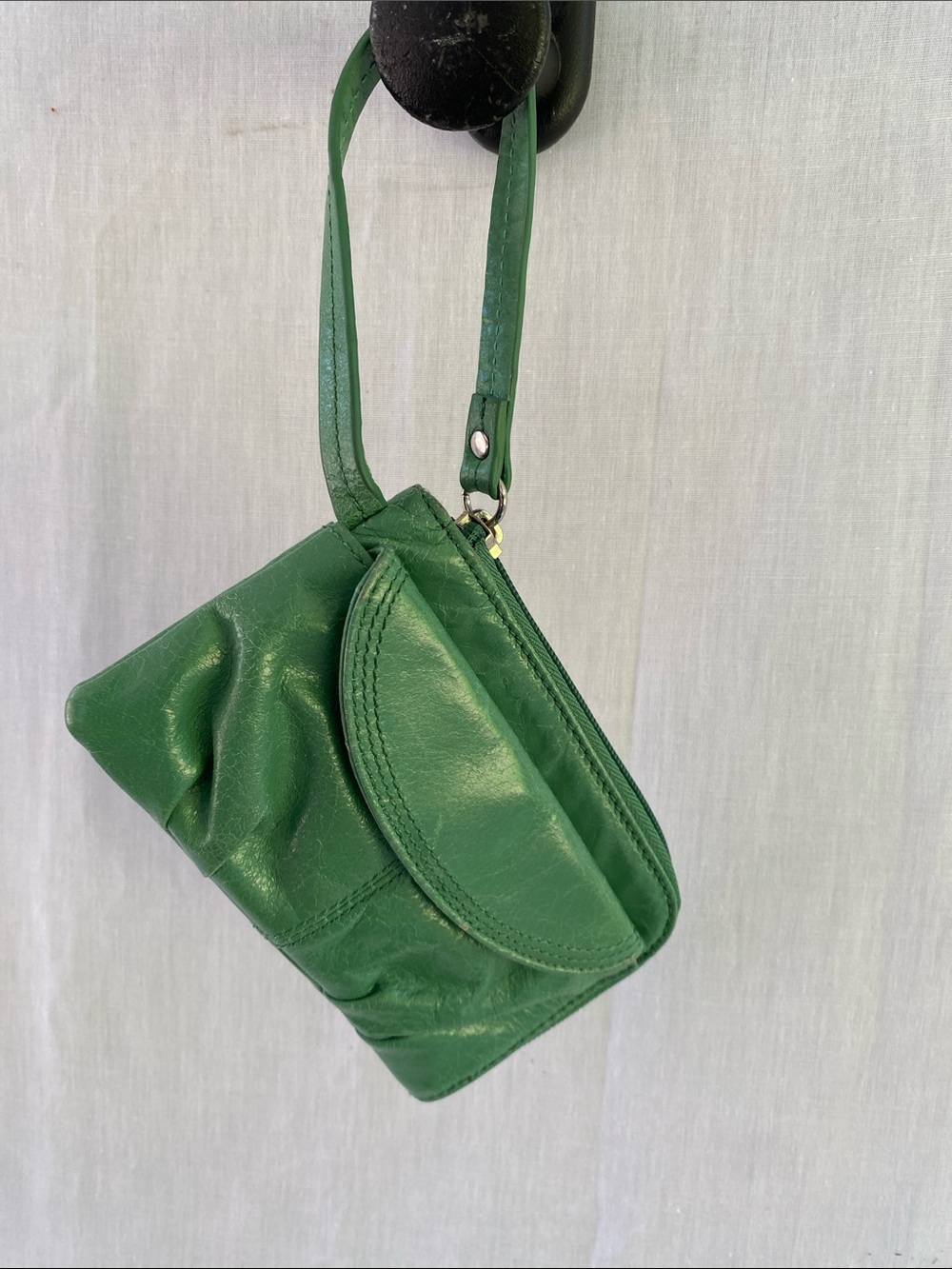 Green Hobo wristlet